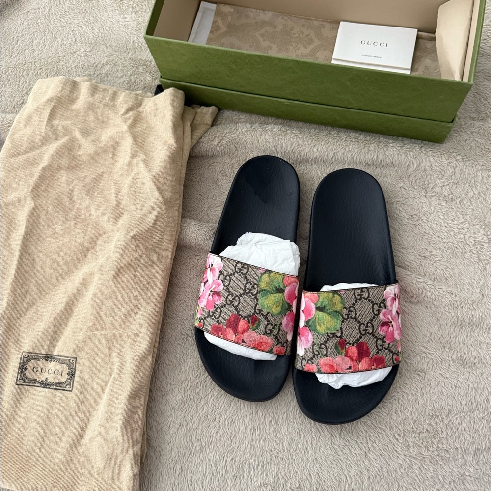 Gucci Floral Slides